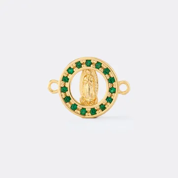 Imagen del producto H Guadalupe Con Circonias VERDES