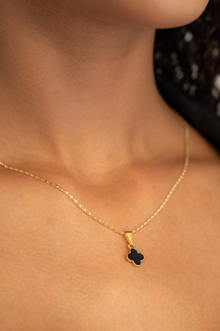 Conjunto Clover Negro 1 Cm