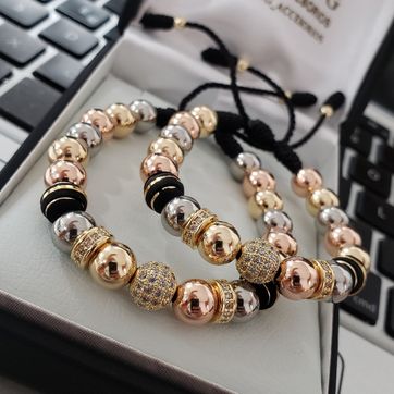 Imagen del producto Par manillas tres oros bola de fuego tres oros 