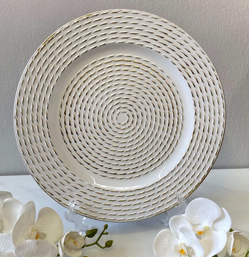 Plato Bajo de melamina 33cm