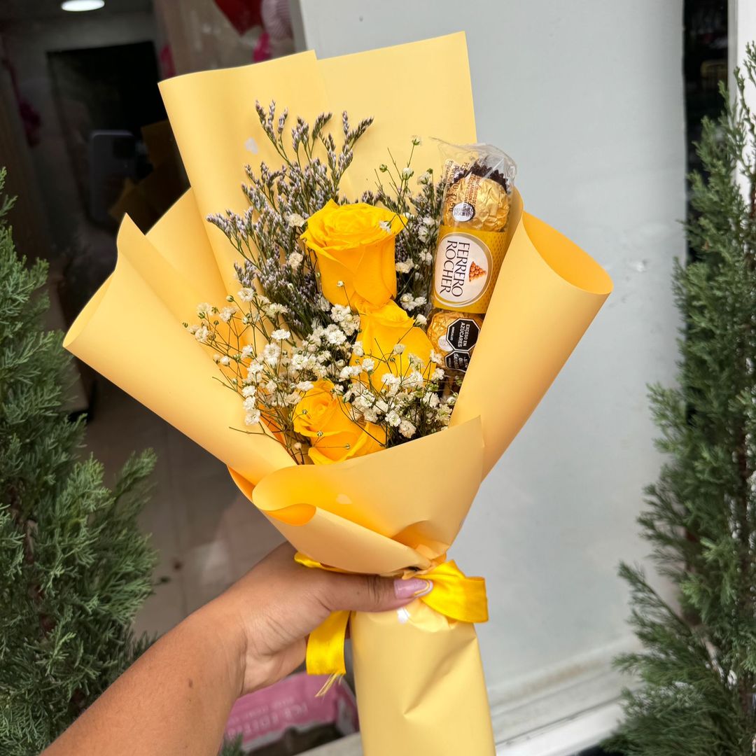 x3 Rosas y chocolates