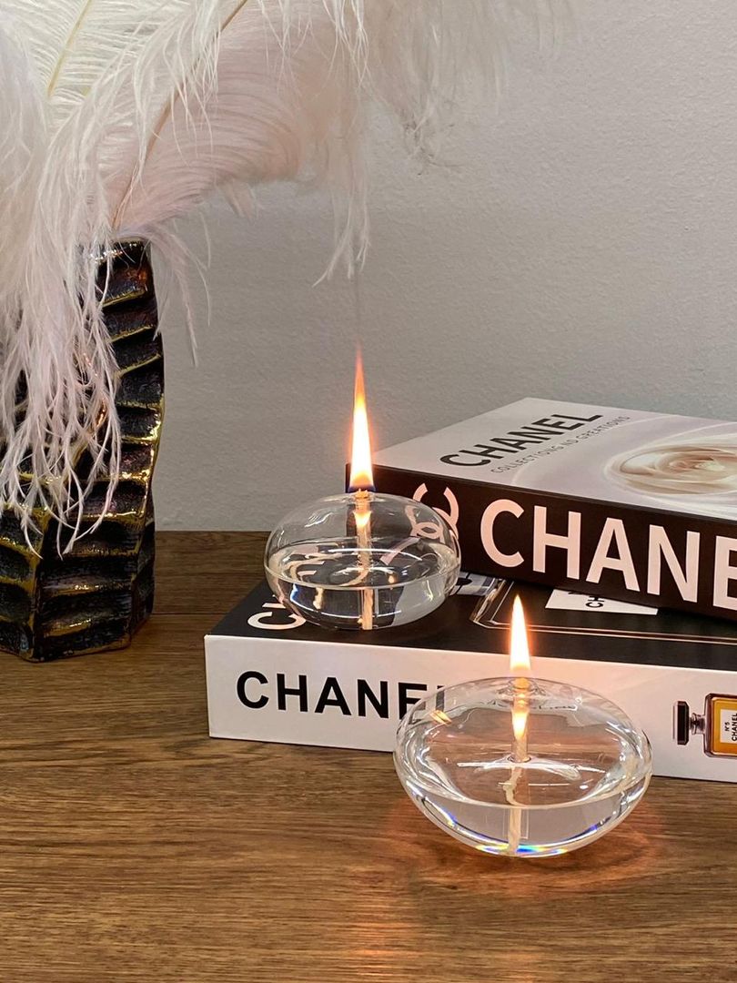 Velas de Cristal Transparente