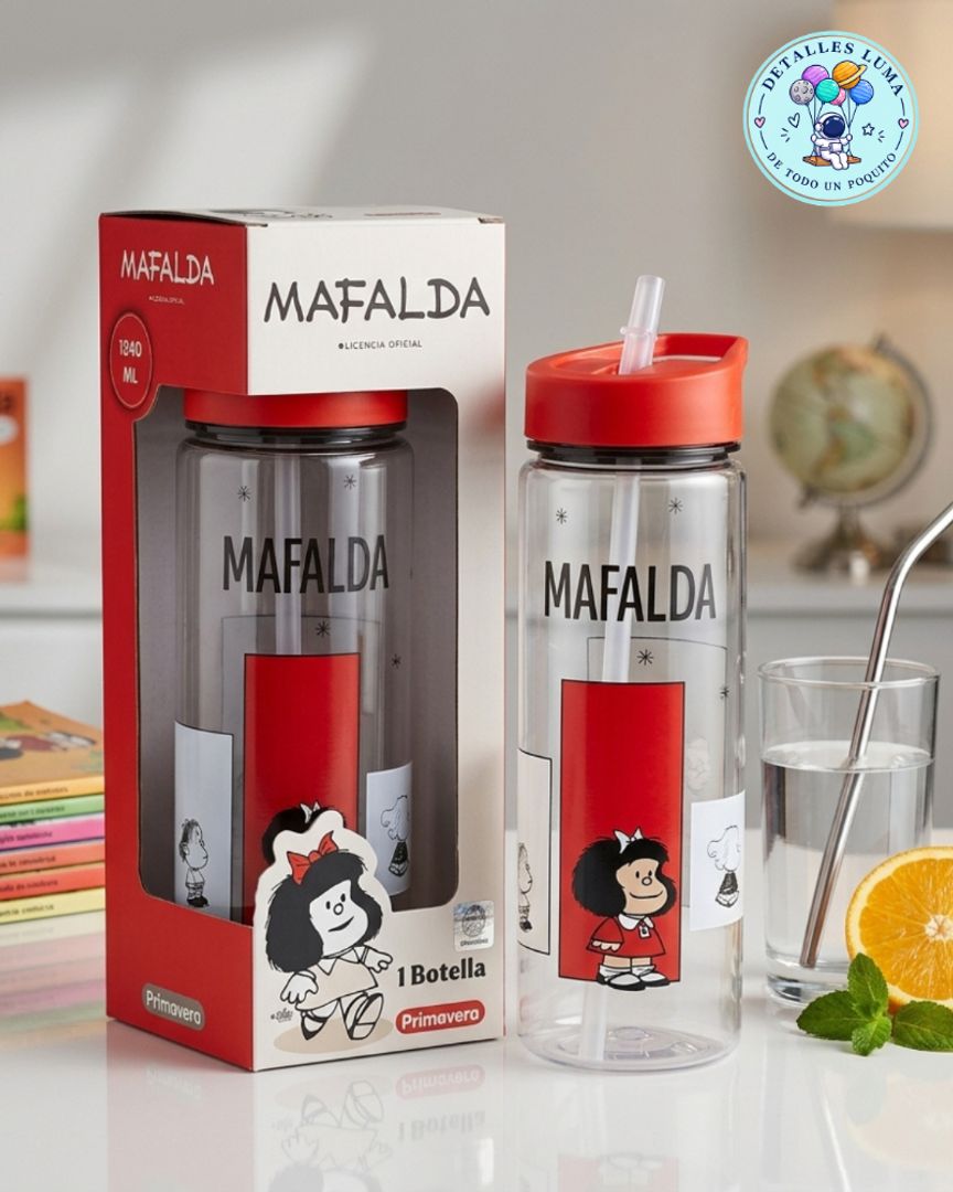   Termo Mafalda Plástico 1,2 Lts.