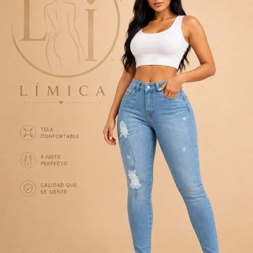 jeans apretados rasgados y desgarrados - imagen 1