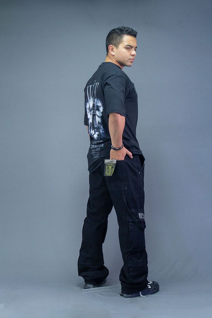 JEAN CARGO PREMIUM NEGRO