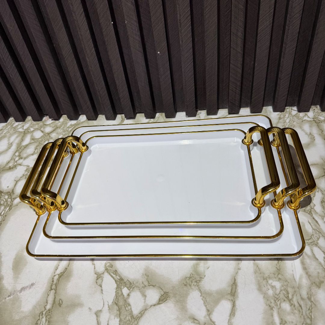 SET DE BANDEJAS X 3 BLANCAS 