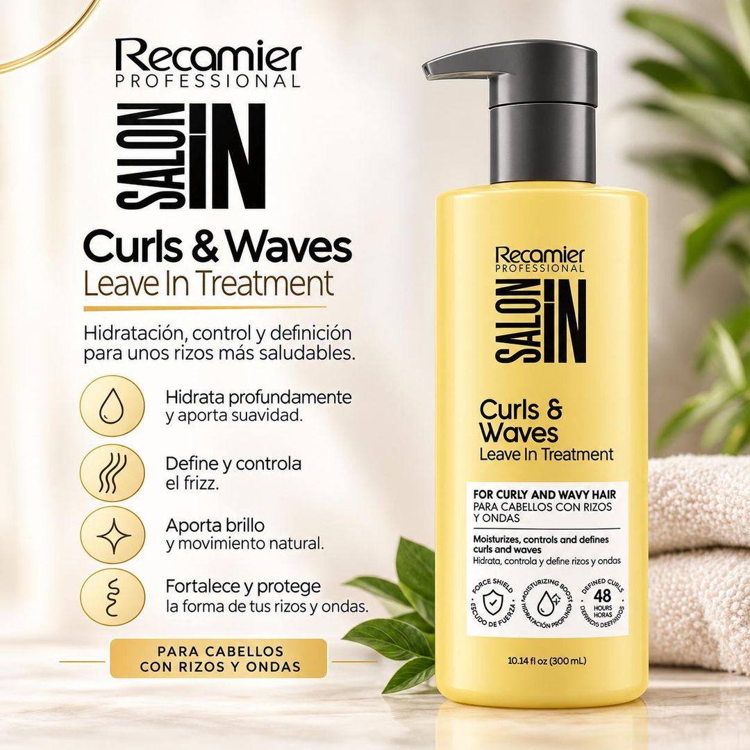 RECAMIER CURLS & WAVES LEAVE IN TRATAMIENTO