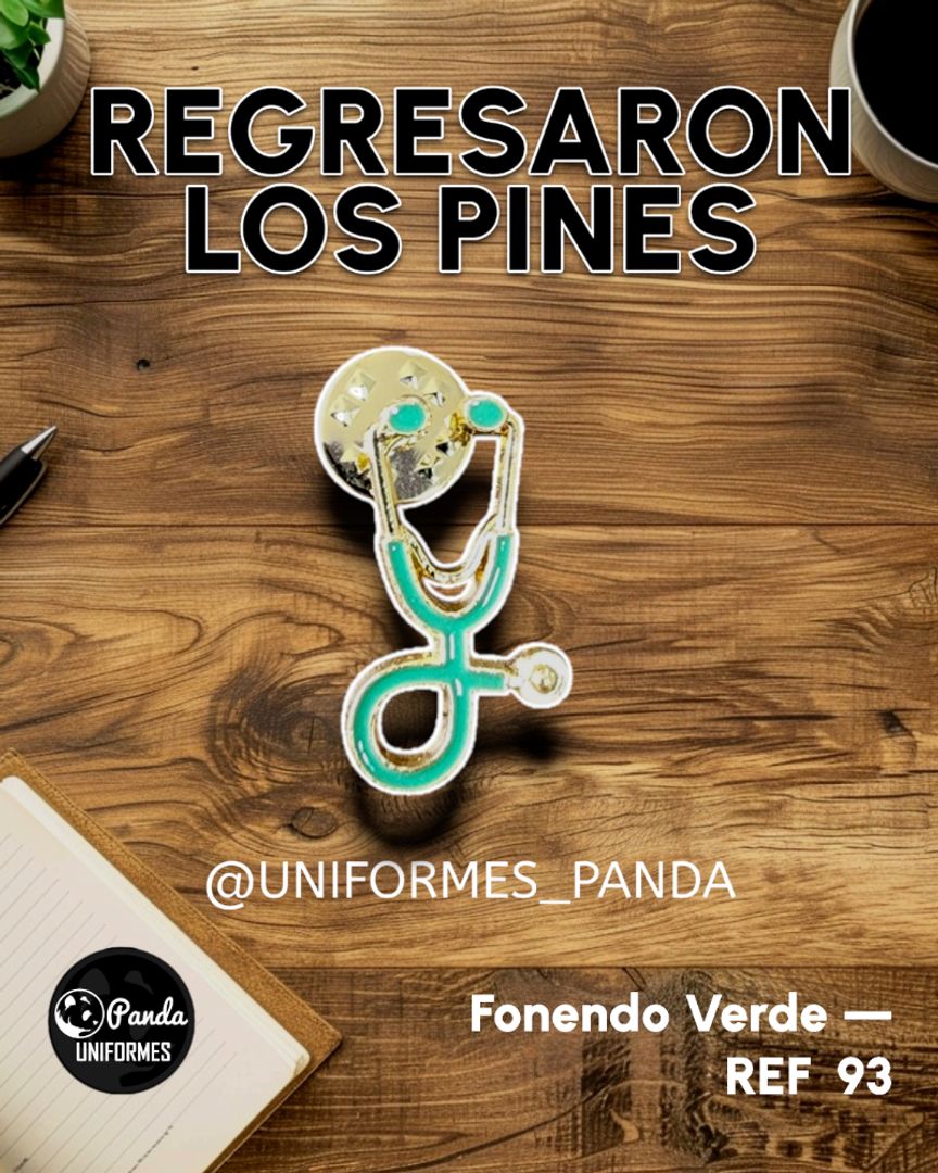 PIN FONENDO VERDE