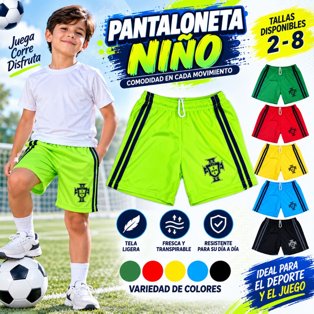 Pantaloneta NIÑO 2-8 (DOC)