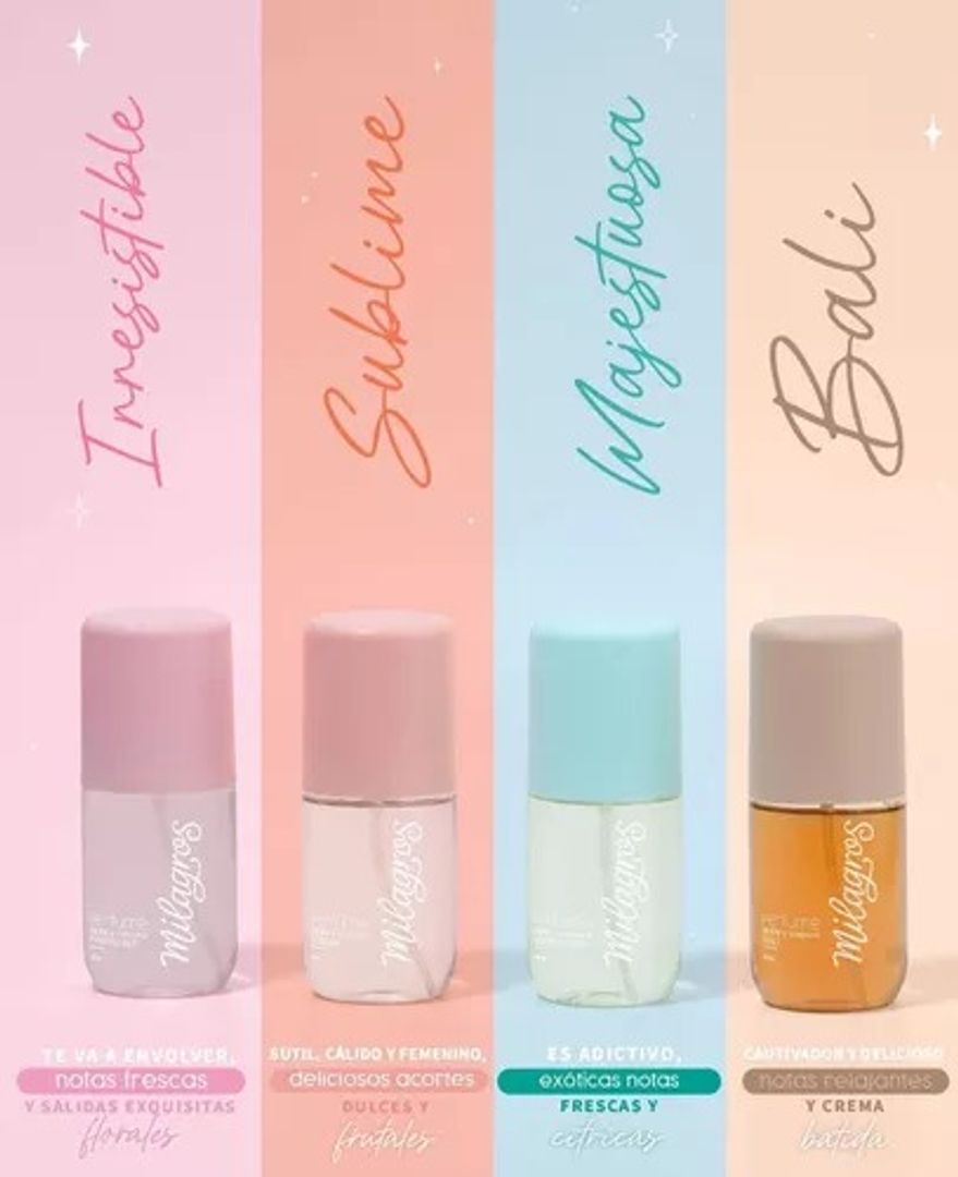 Perfume Capilar y corporal  Milagros