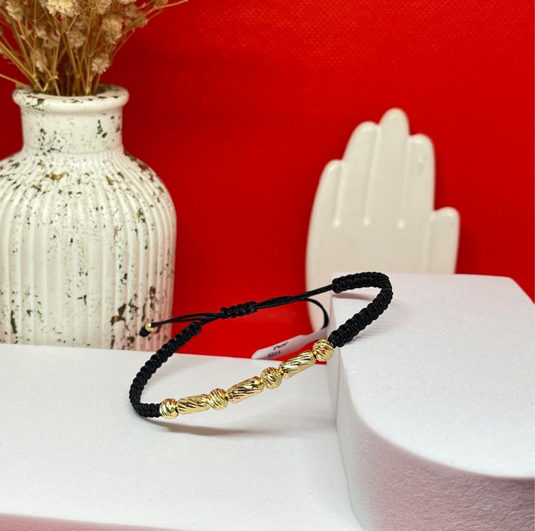Pulsera barriles 9mm italy y balin 5mm italy