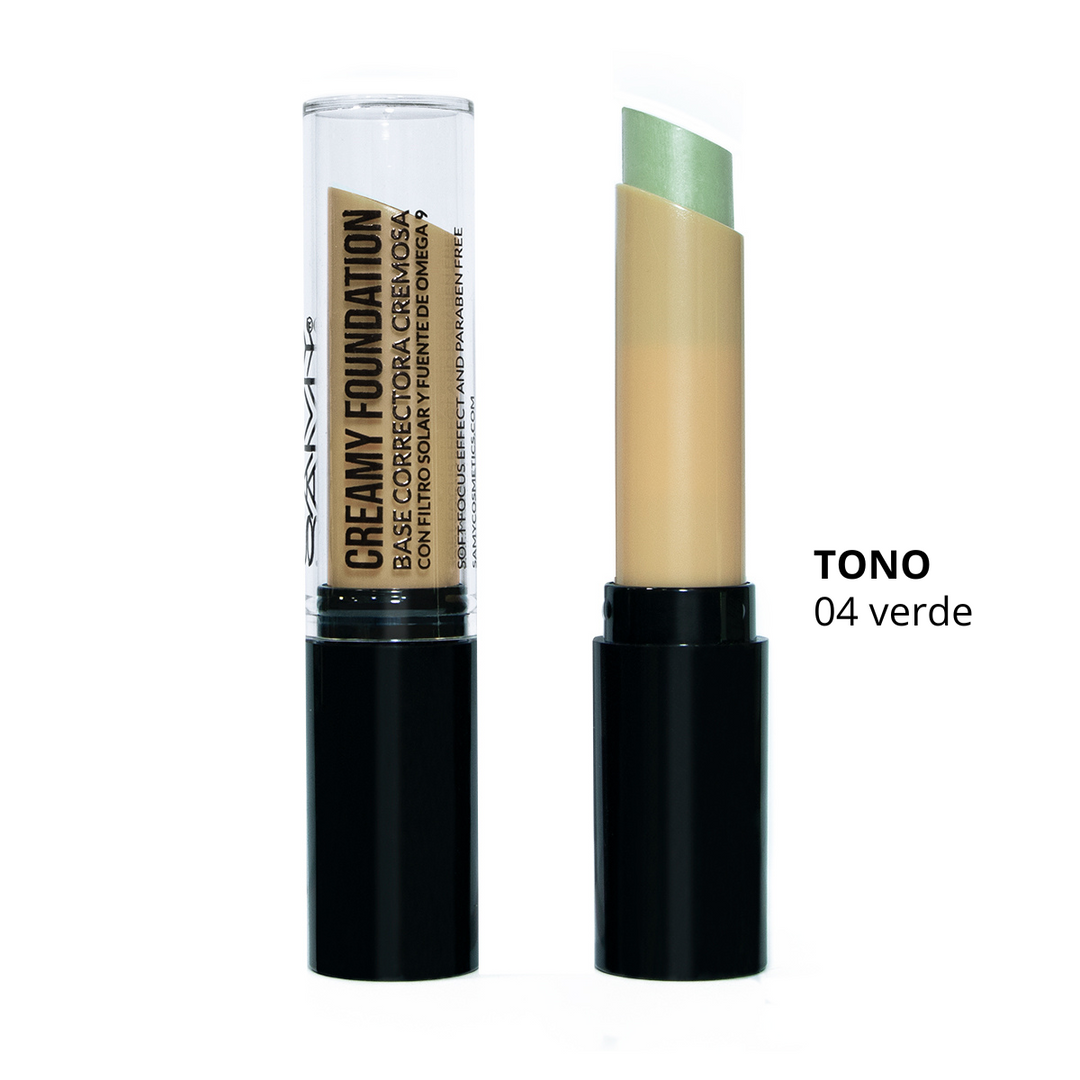BASE CORRECTORA CREMOSA EN BARRA SAMY