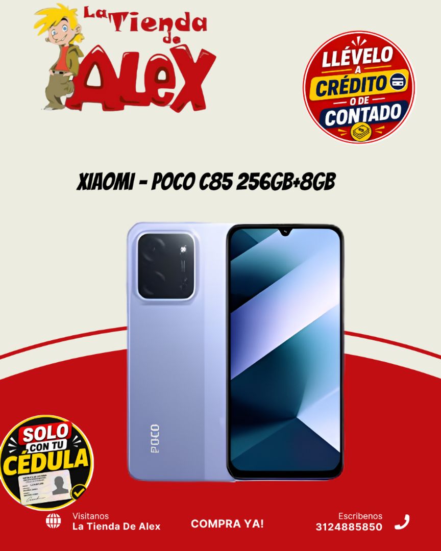 XIAOMI - Poco C85 256GB+8GB