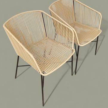 Silla de comedor tejido sencillo  - imagen 1