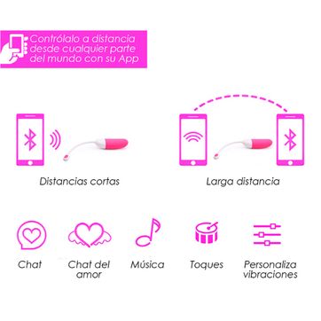 Magic Vini Pink Huevo vibrador interactivo - imagen 2