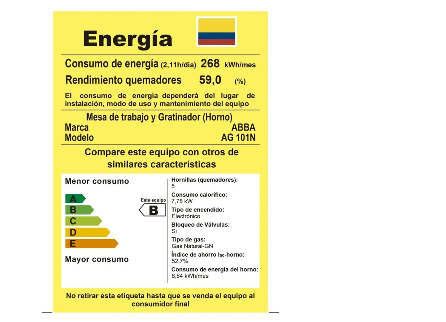 EST ABBA 51 HORNO EE FULL VIDRIO