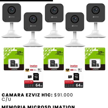 Imagen del producto KIT WIFI EZVIZ X5 INTERIOR 1080P