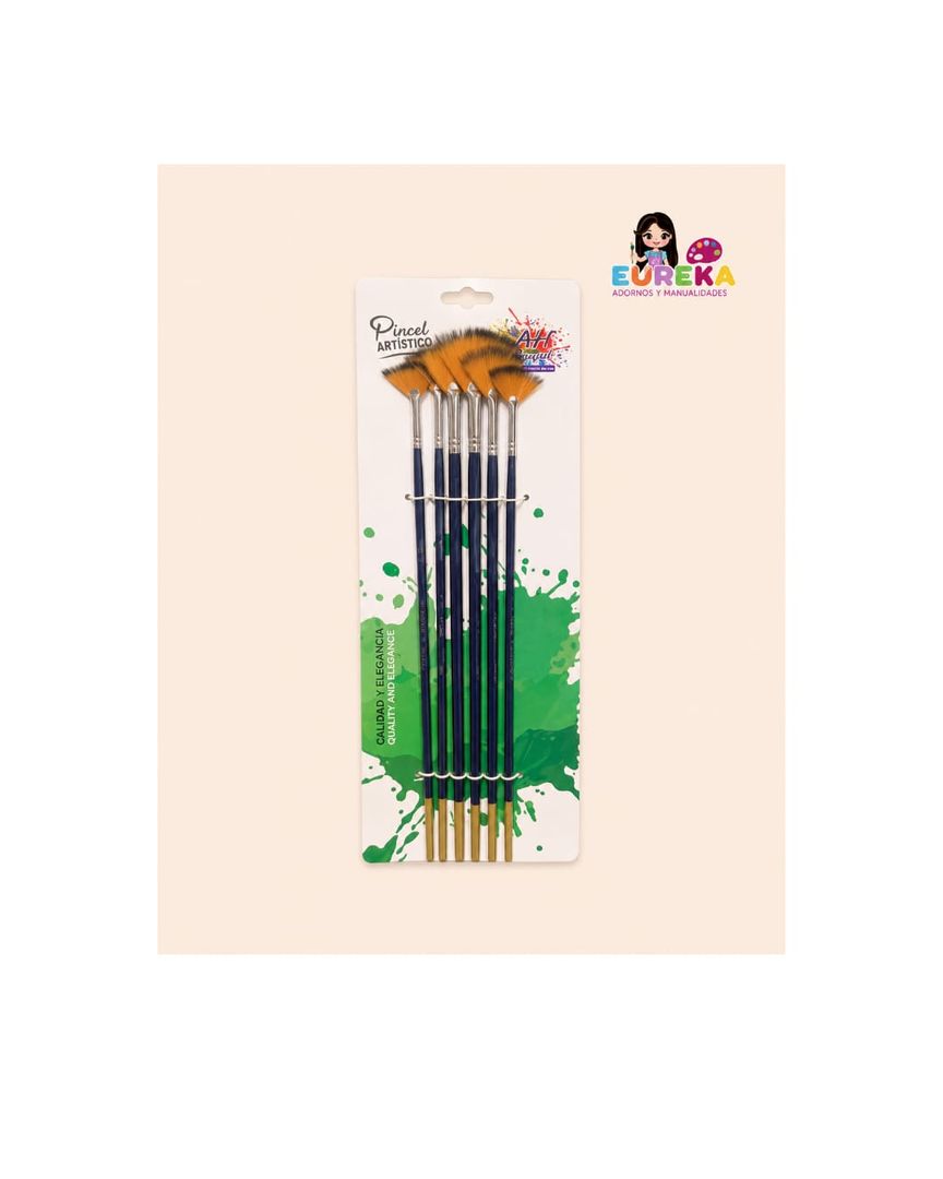 PINCEL AH ROYALE JUEGO ABANICO FINO X6