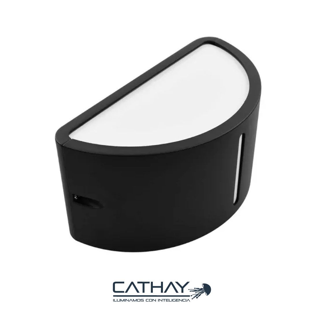 APLIQUE LED DE PARED SEMI CILINDRICO RAUCH 