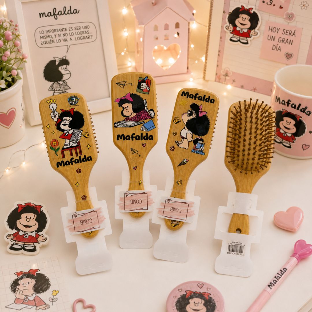 Cepillo bambú Mafalda 