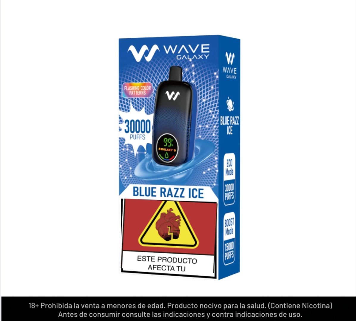 Wave Galaxy 30.000 Puffs Blue Razz Ice