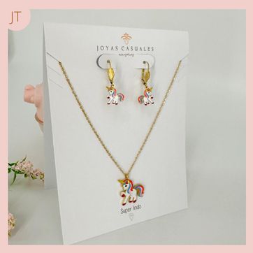 Imagen del producto INFANTIL: Juego Acero Catalan Unicornio Color 