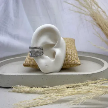 Imagen del producto Earcuff plateado, covergold 