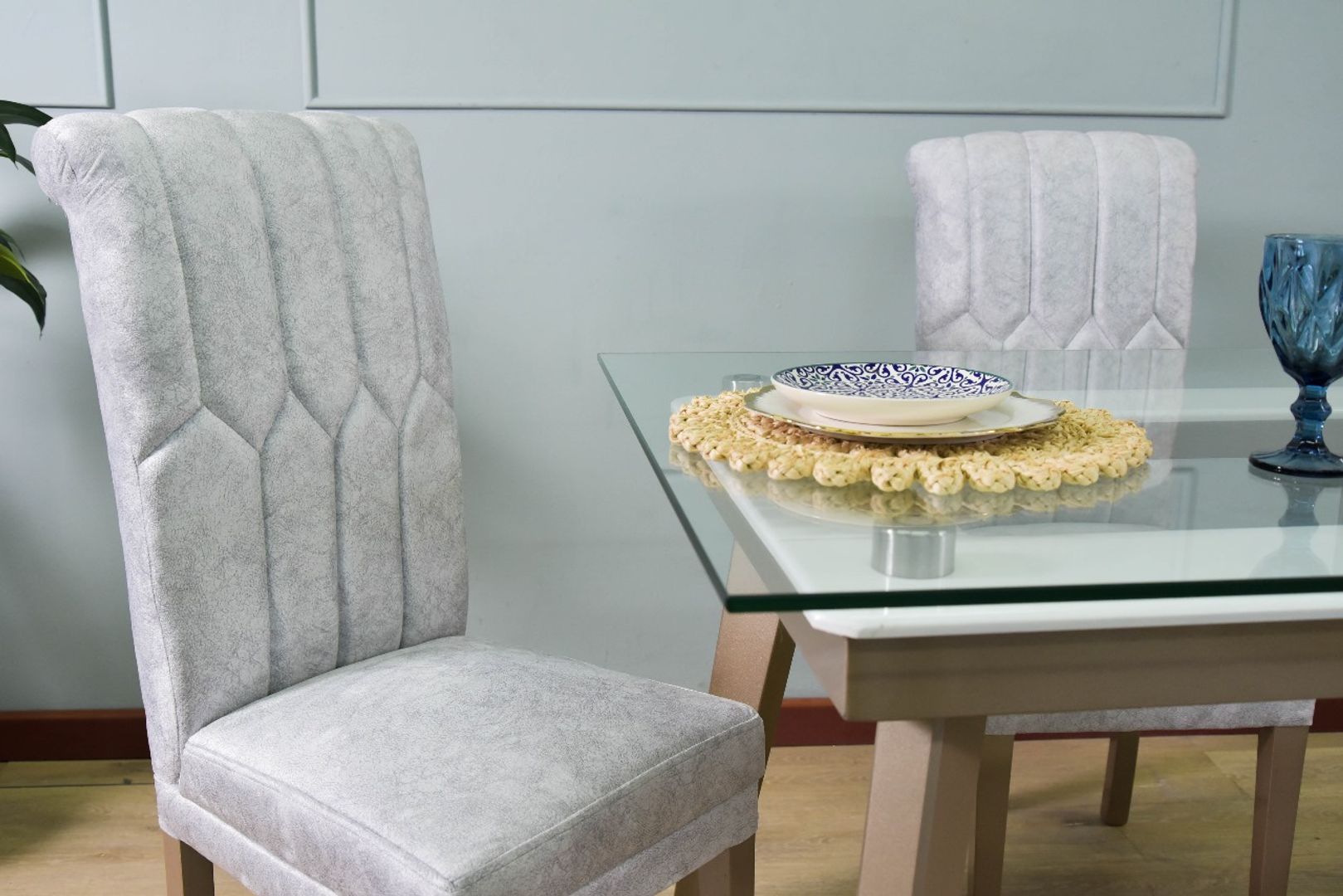 CDOR JULIANA X4 NEW CHAMPAÑA PV 10MM TAPIZ PLATA