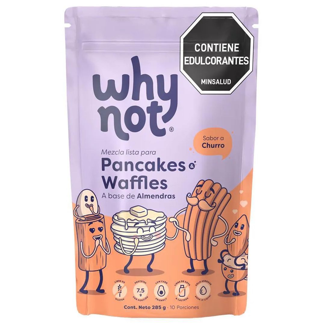 MEZCLA PANCAKES ALMENDRAS CHURRO WHY NOT*285G