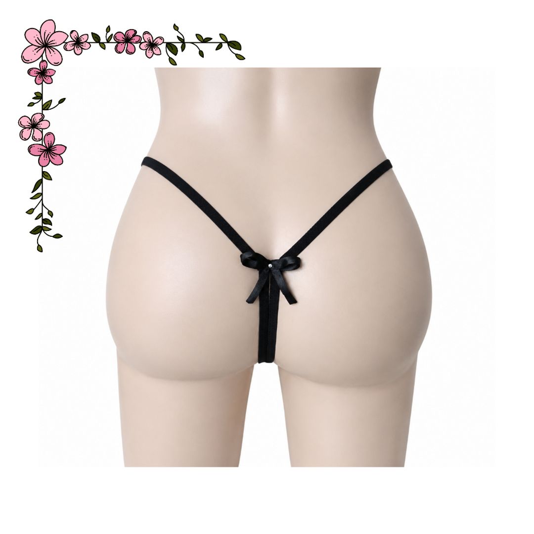 Súper micro tanga hilo apertura 