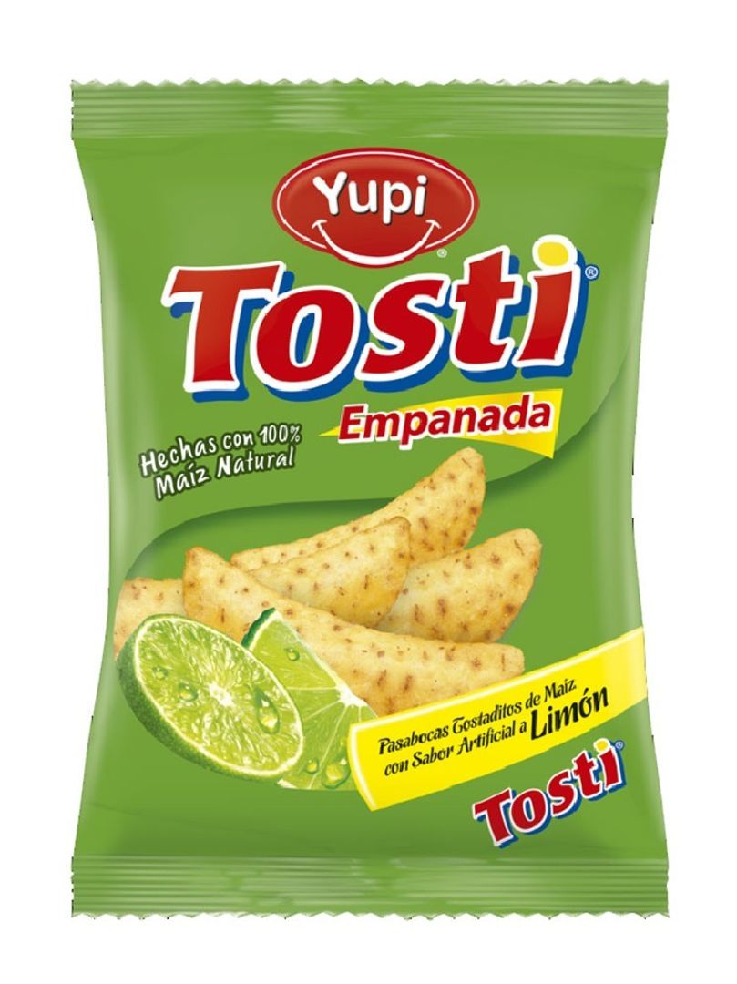 TOSTI EMPANADAS LIMON*28G YUPI
