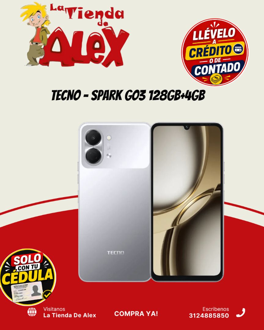 TECNO - Spark GO3 128GB+4GB