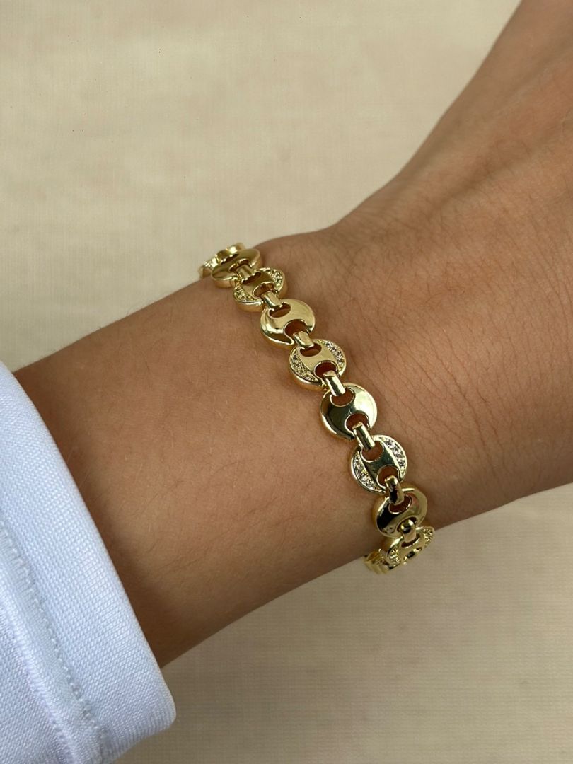 Pulsera Gucci circones 