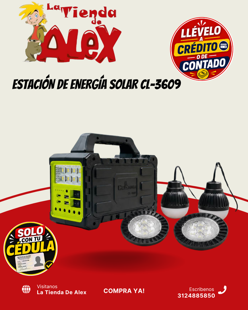 ESTACIÓN DE ENERGÍA SOLAR CL-3609