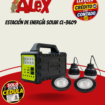Imagen del producto ESTACIÓN DE ENERGÍA SOLAR CL-3609