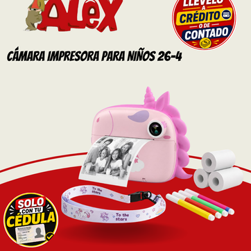 Imagen del producto CÁMARA IMPRESORA PARA NIÑOS 26-4