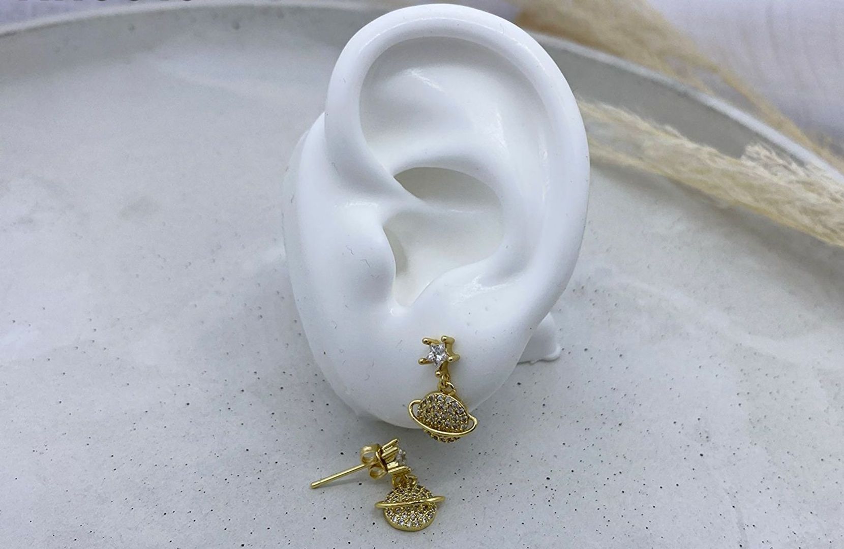 Topos de planeta, dorado, covergold 