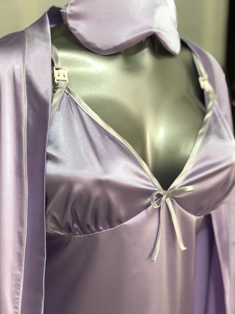 Vestido Lila para Post Parto 