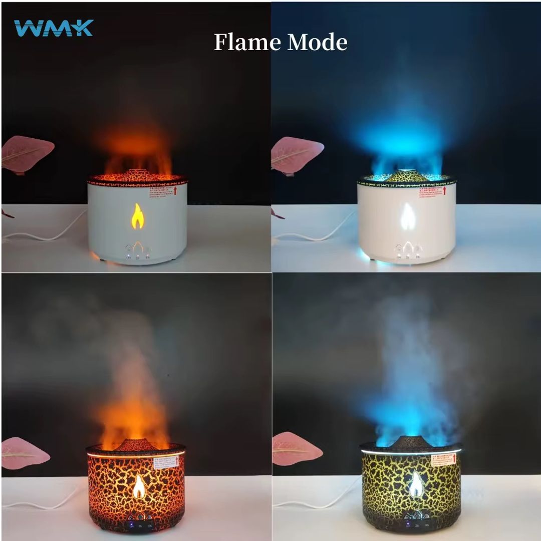 Humidificador ultra sonido efecto llama 