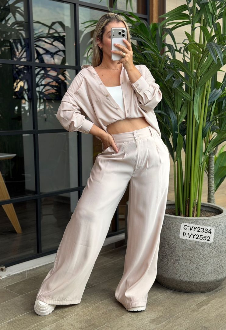 PANTALON RIBETES VY2552