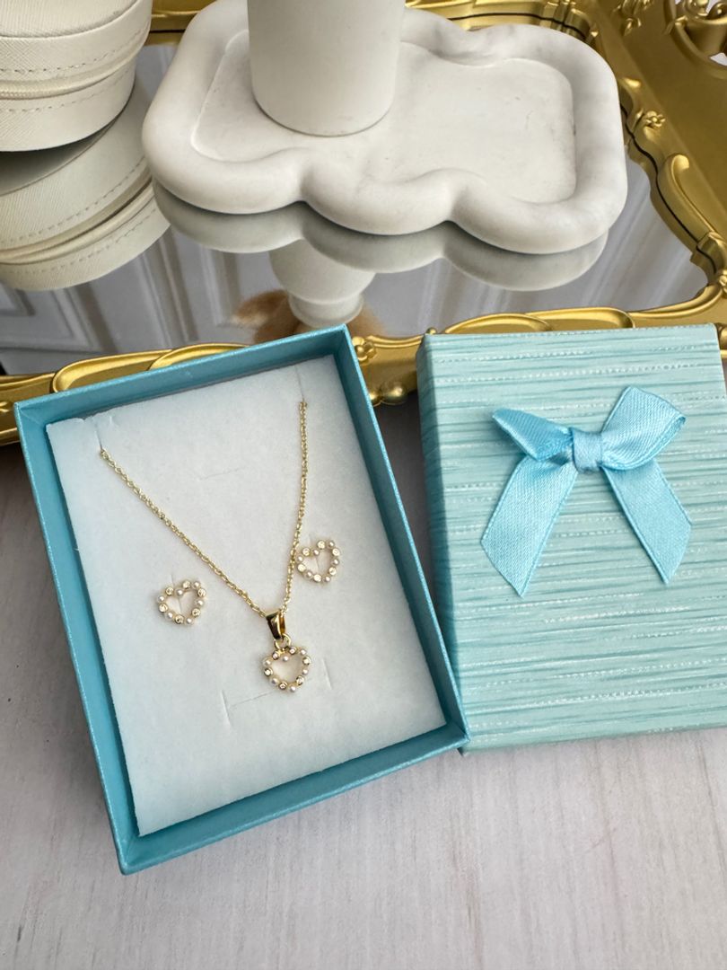 Set regalo rodio corazones 
