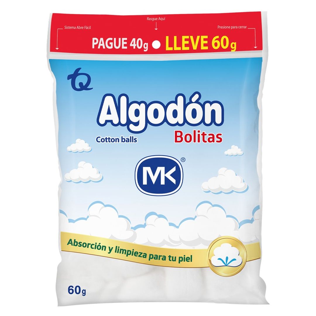 ALGODON BOLITAS MK*60G