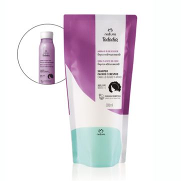 Imagen del producto REPUESTO SHAMPOO RIZOS Y AFROS TODODIA MORA Y ACEITE DE COCO