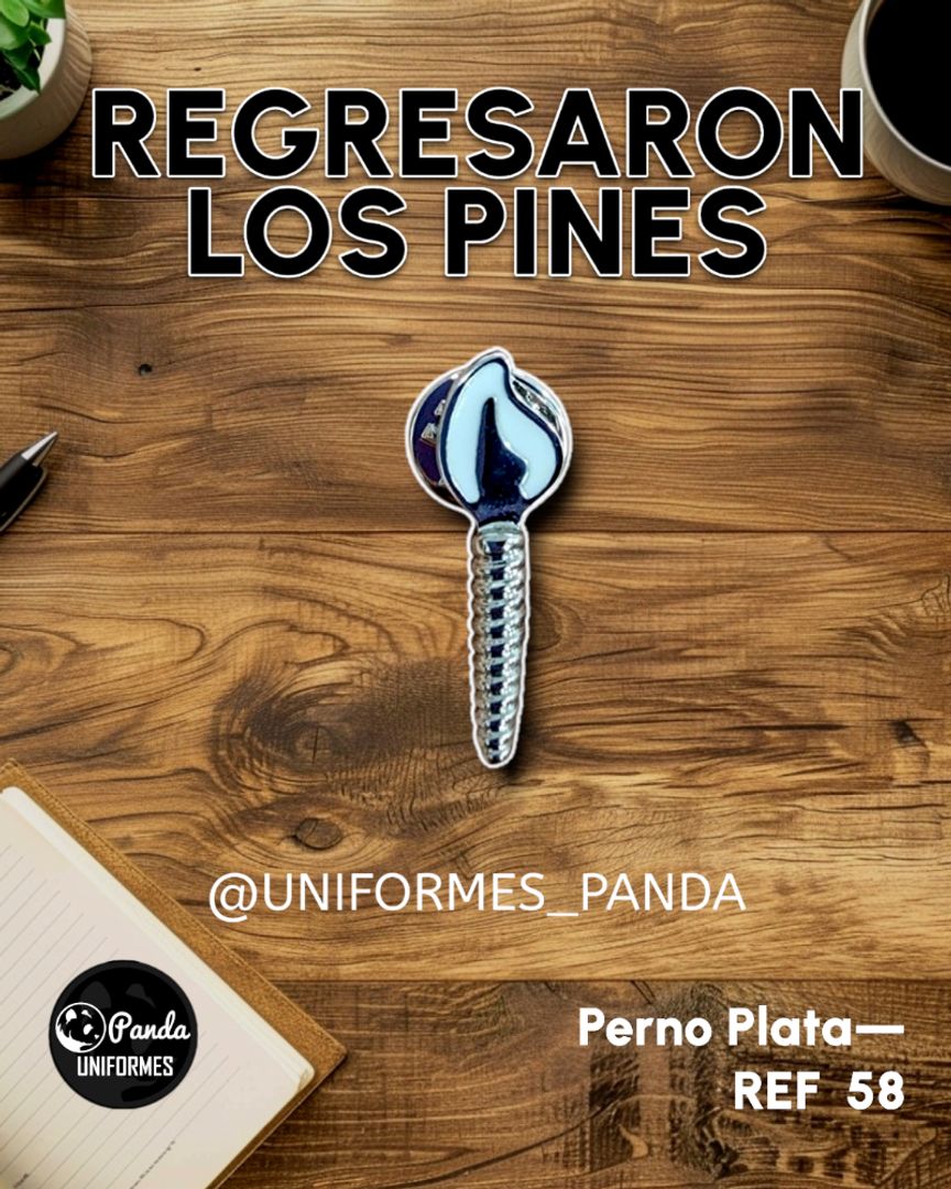  PIN PERNO PLATA