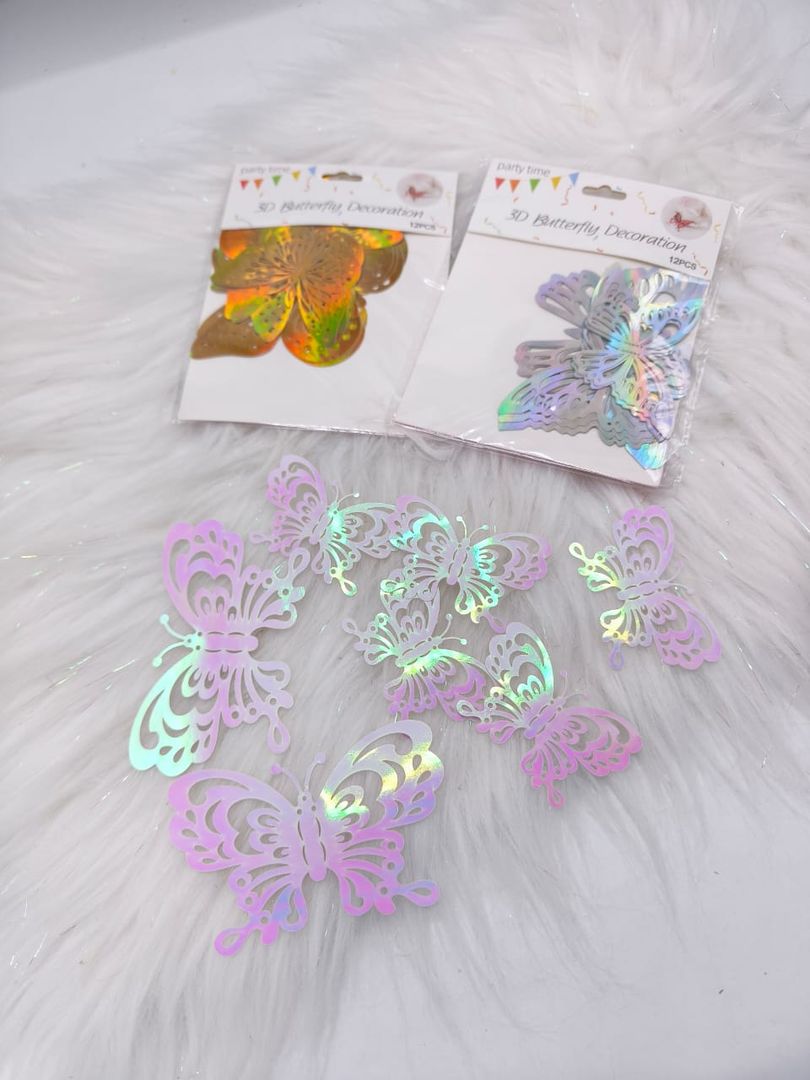 PAQUETE DE MARIPOSAS X 12