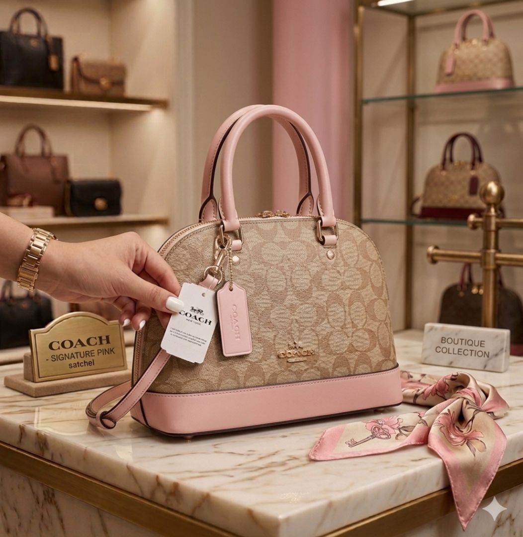 Bolso importado coach redondo 
