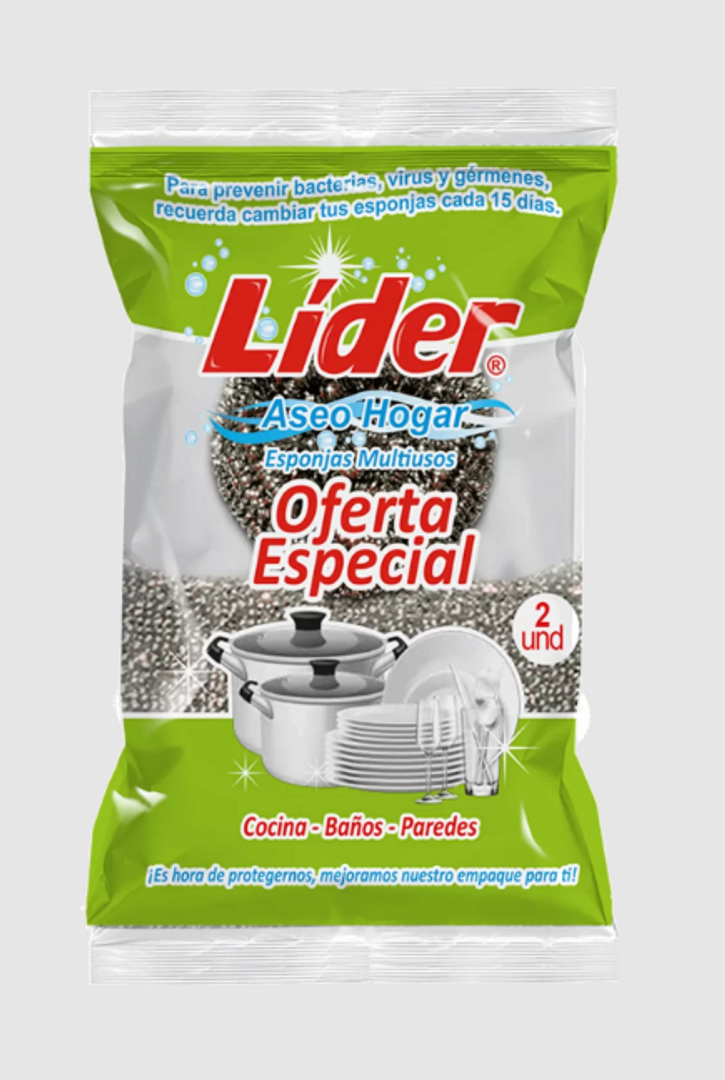 COMBO ESPONJA  ESPIRAL + DORADA LIDER