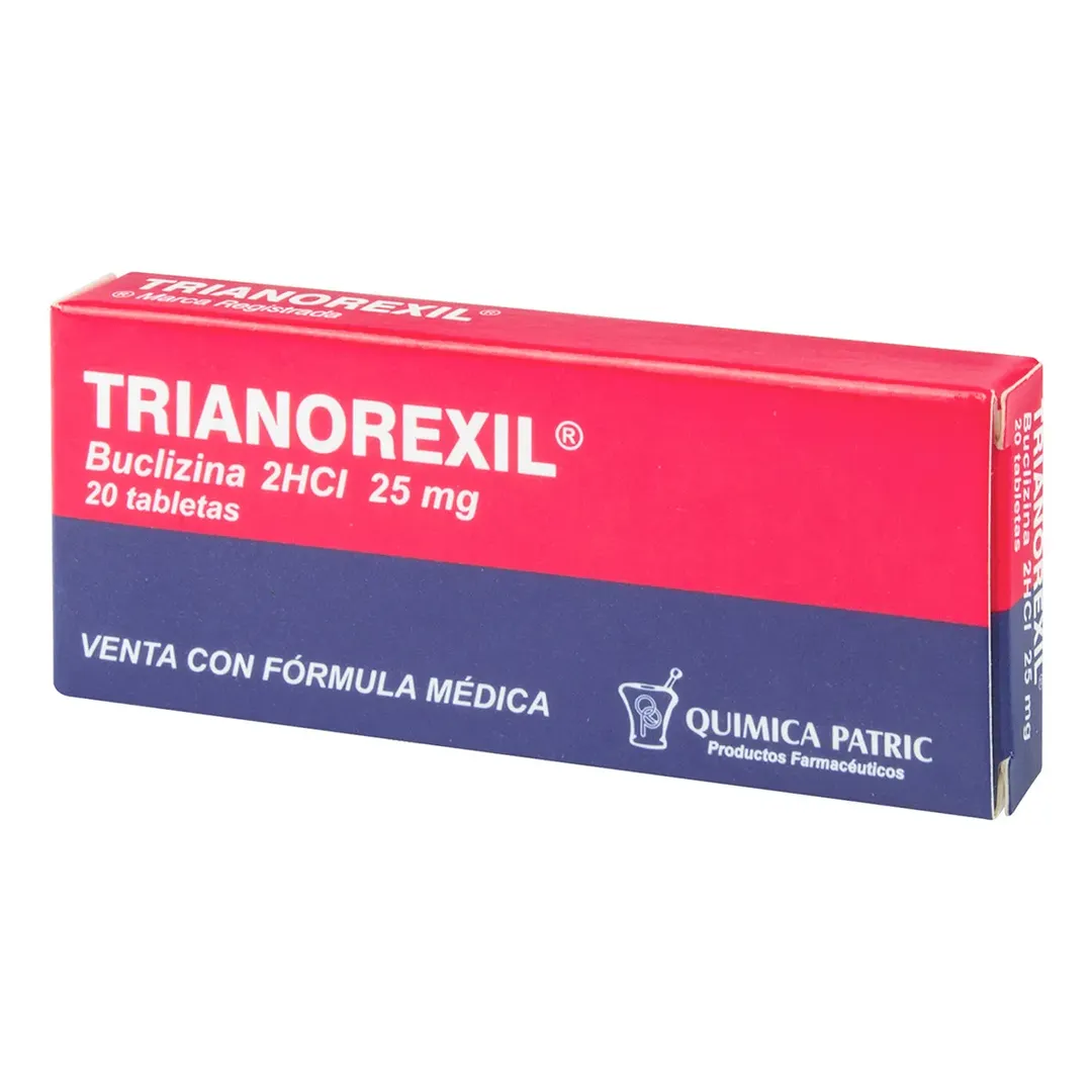 TRIANOREXIL 25MG (BUCLIZINA) DIS X 20 TAB