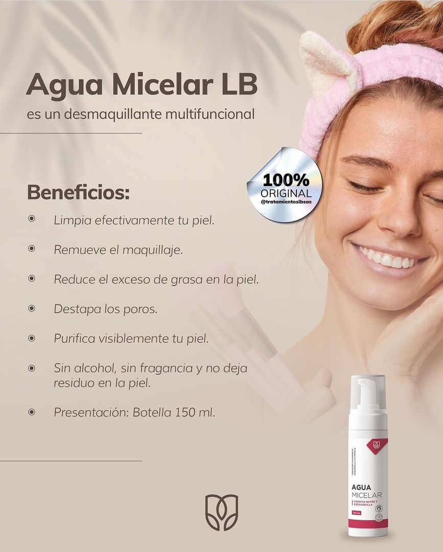 Agua micelar LB