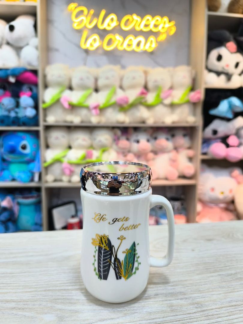 MUG TAPA ESPEJO PLANTAS FRASES